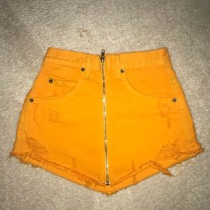 Carmar Orange LF Skirt Size 24